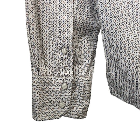 Wrangler 20X Competition Advance Comfort Mens Medium Snap Button Western Shirt - Picture 10 of 12